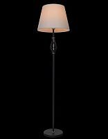 Торшер напольный (светильник) Мелодия Света абажур из ткани 220В Черный матовый картинка 